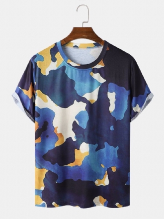 Herr Camo Hem Cuff Graceful Leisure Alla Matchade T-shirts