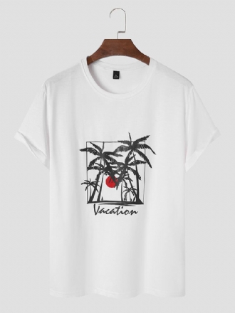 Män Seaside Scenery Grafisk Hawaii-stil Mjuk Andas All Matchad T-shirt