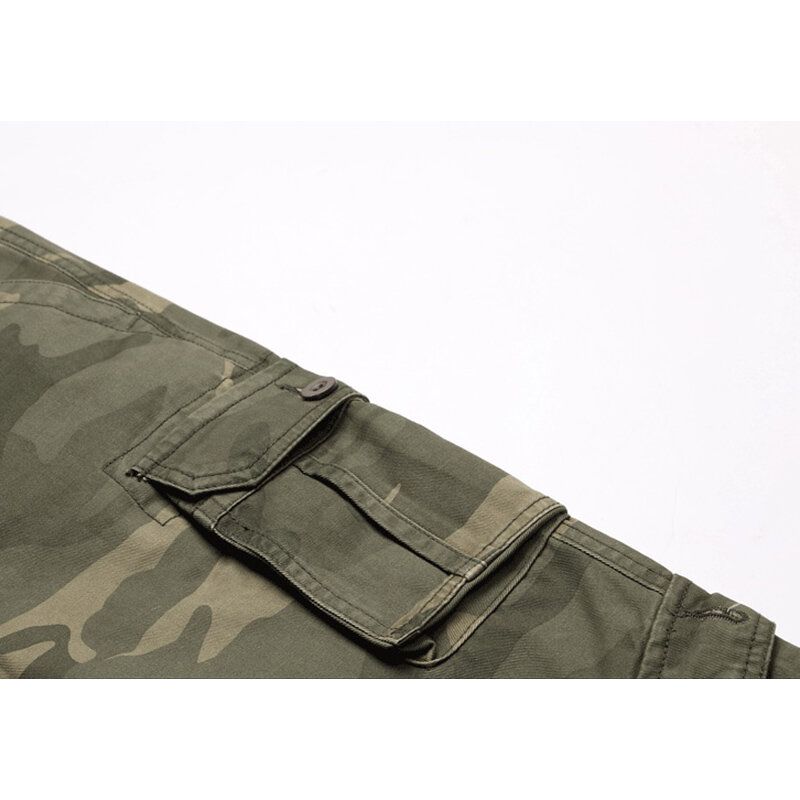 Herrmode Cargo Byxor Multi Pockets Outdoors Byxor