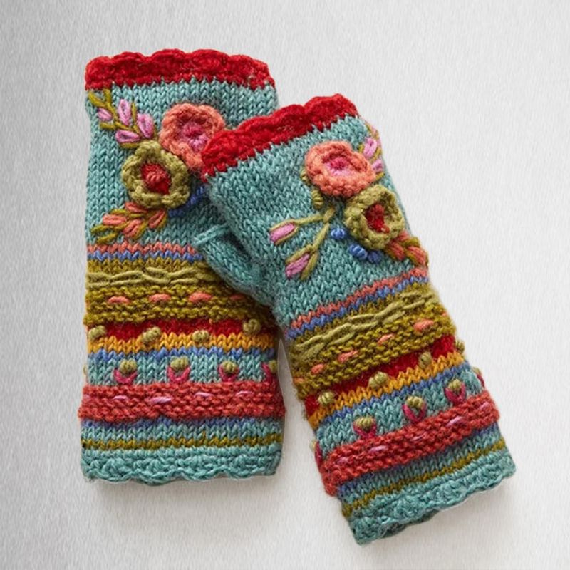 Casual Knit Gloves Handvärmare