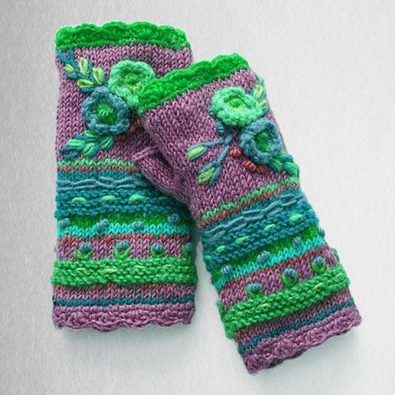 Casual Knit Gloves Handvärmare