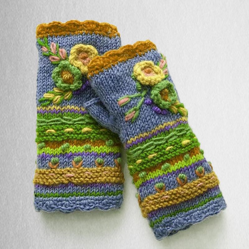 Casual Knit Gloves Handvärmare