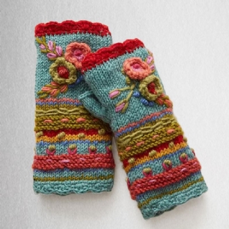 Casual Knit Gloves Handvärmare