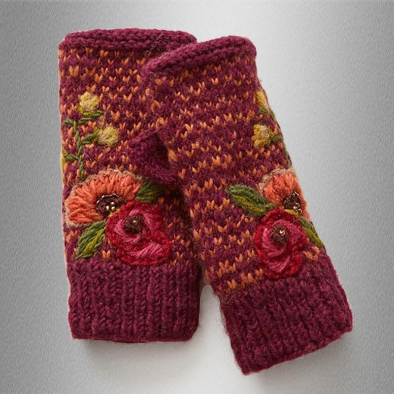 Casual Knit Gloves Handvärmare