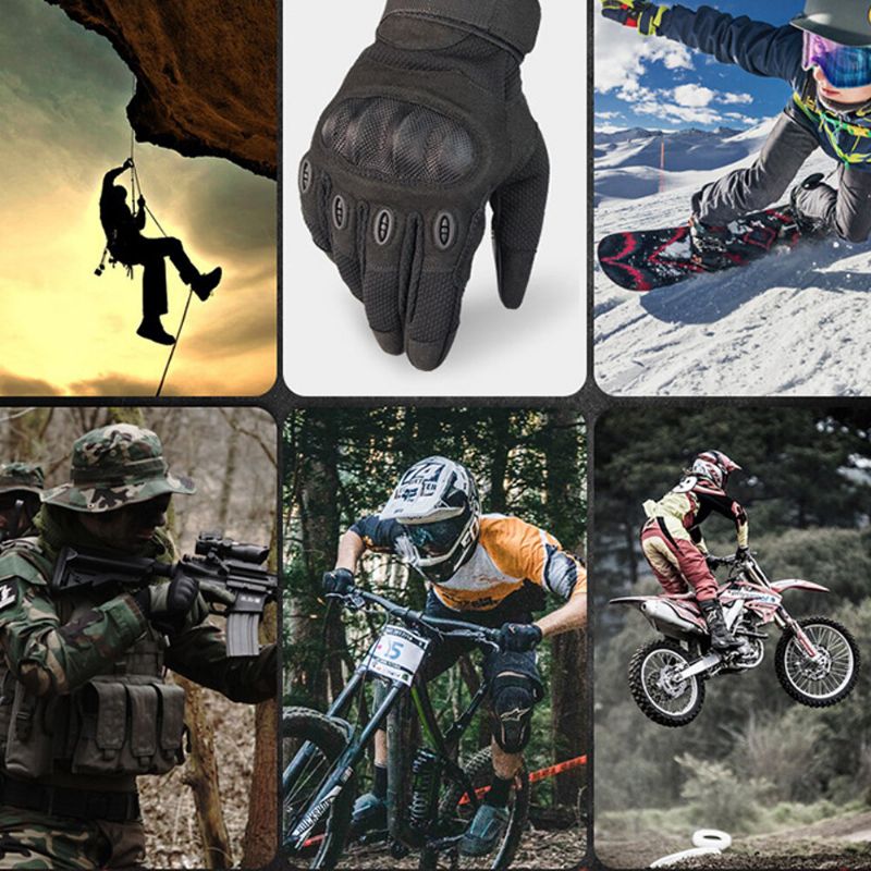 Nya Outdoor Tactical Handskar Taktische Handschuhe Handskar Cykel Cykel Motorcykel Handskar Ridning Halkfria Handskar Pekskärmsskyddshandskar