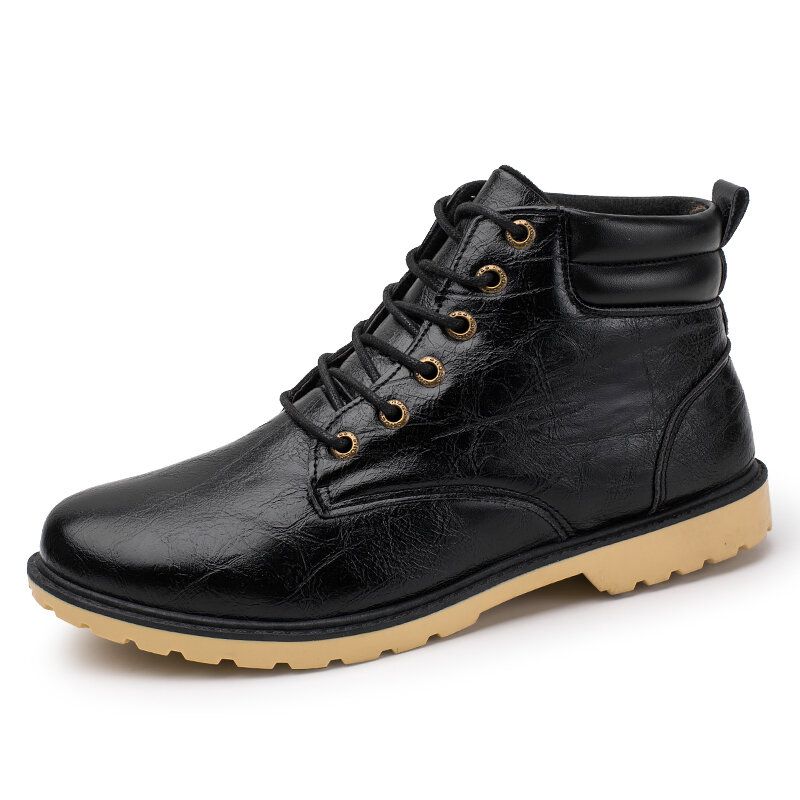 Men Retro Outdoor Comfy Halksäkra Casual Tooling Boots