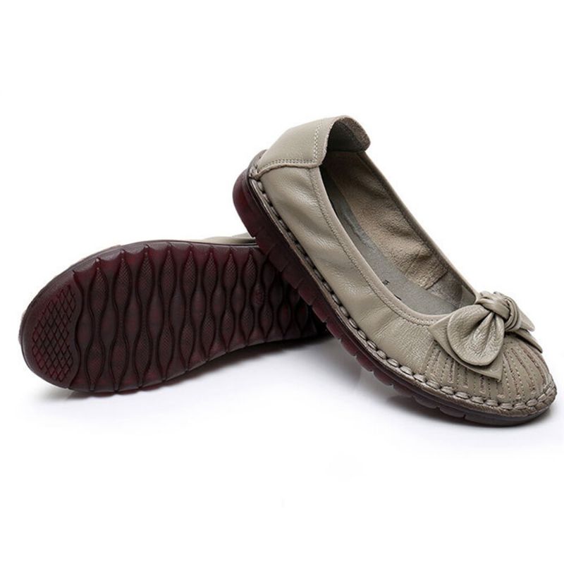 Bowknot Inredning För Kvinnor Bekväma Halkfria Casual Loafers