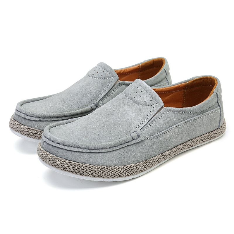 Dam Bekväm Bärbar Enfärgad Casual Slip On Flats