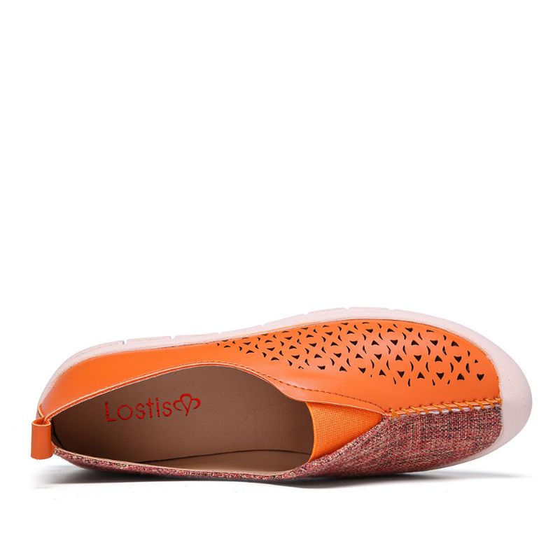 Dam Colorblock Comfy Hollow Andas Casual Flats