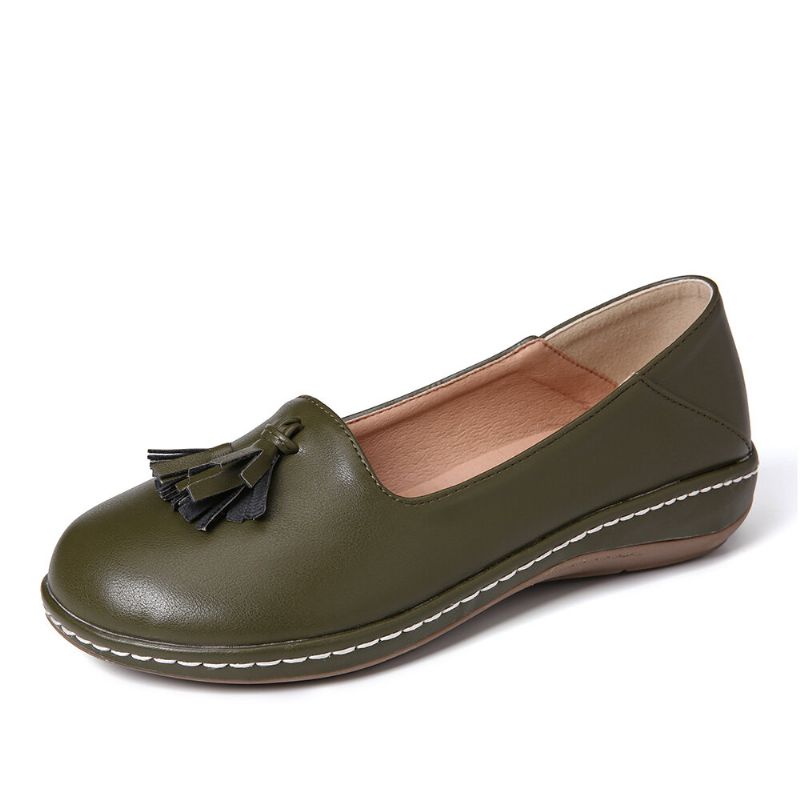 Dam Tofs Enfärgad Casual Casal Comfy Flats