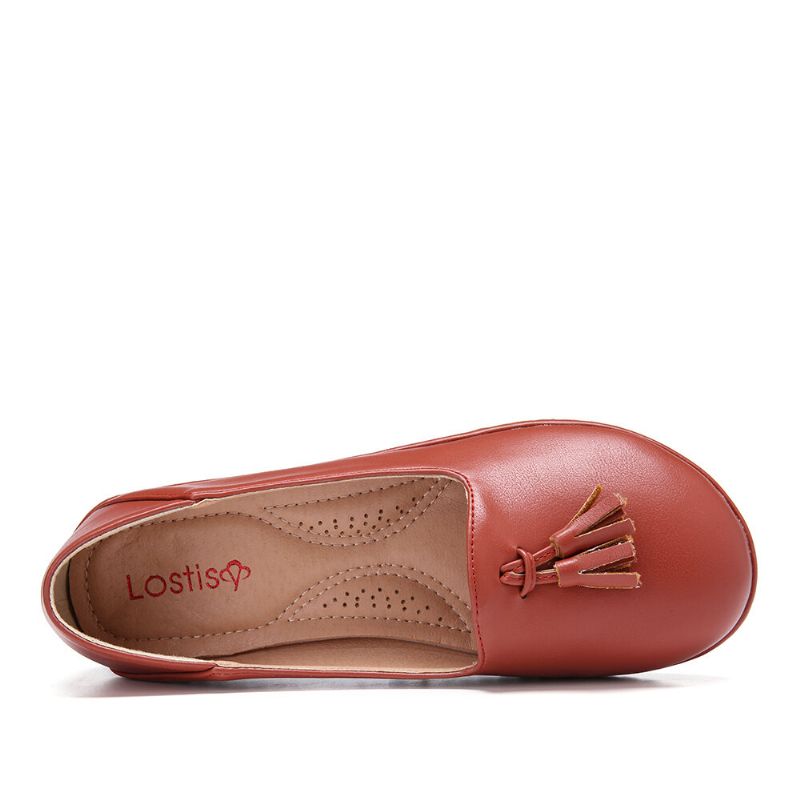 Dam Tofs Enfärgad Casual Casal Comfy Flats