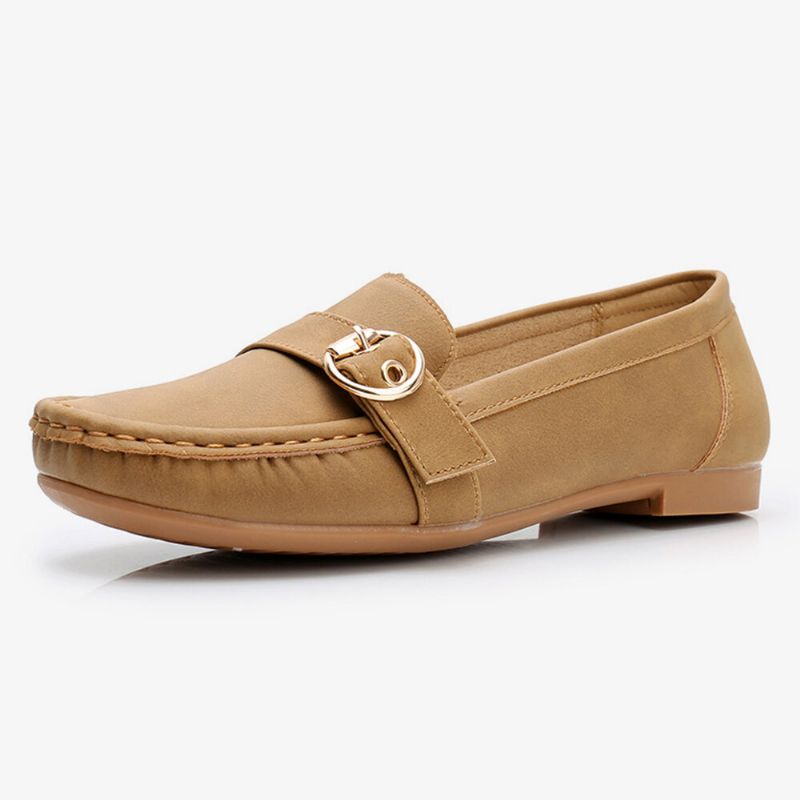 Dammjuk Sula Metallspänne Slip On Casual Daily Flats