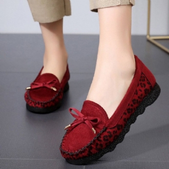 Dammocka Bowknot Comfy Non Slip Casual Loafers