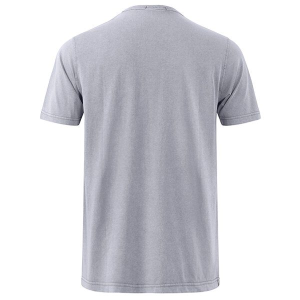 Sommar Casual V-hals Komfort T-shirt I Bomull Herrmode Bröstficka Toppar T-shirts