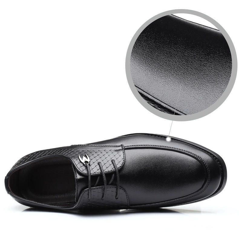 Formell Sko Casual Mönster Slip On Mjuk Business Oxfords