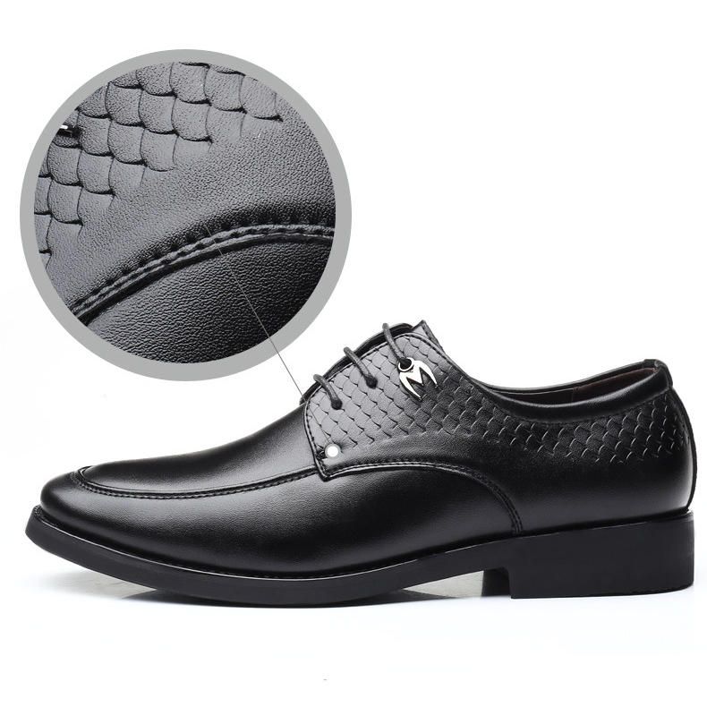 Formell Sko Casual Mönster Slip On Mjuk Business Oxfords