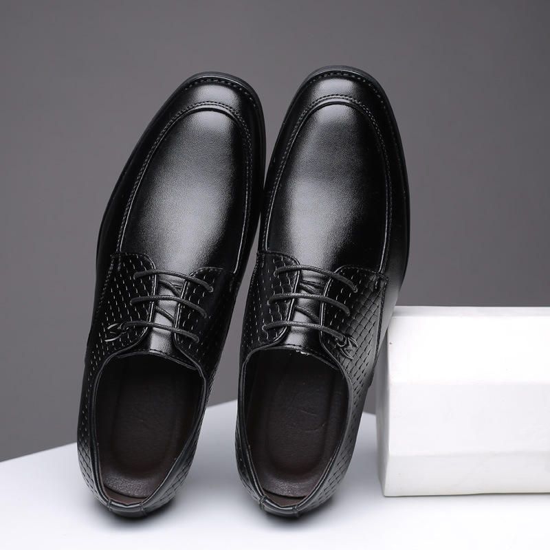 Formell Sko Casual Mönster Slip On Mjuk Business Oxfords