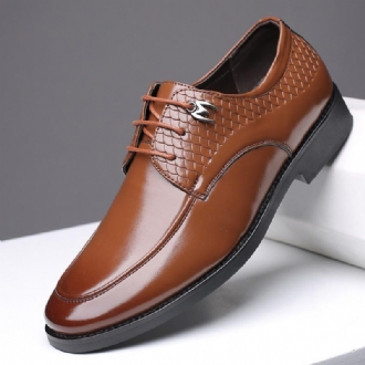 Formell Sko Casual Mönster Slip On Mjuk Business Oxfords