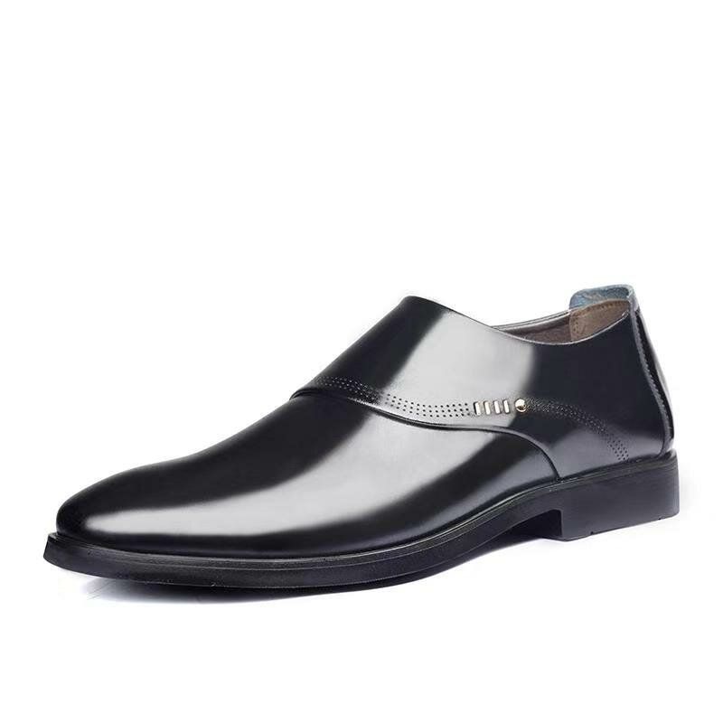 Herr Business Comfy Soft Sole Slip On Formella Läderskor