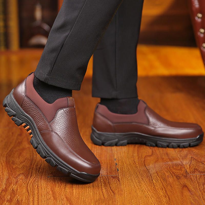 Klassiska Halkfria Mjuka Business Casual Office Oxfords