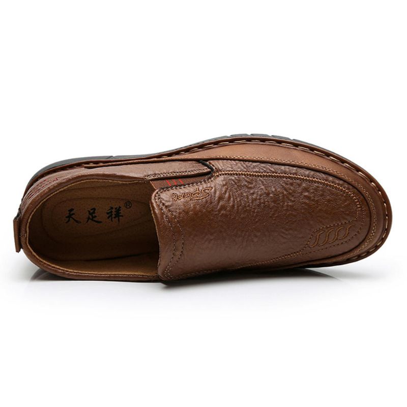 Män Halksäker Slip On Elastiskt Band Mjuk Sula Causal Daily Oxfords