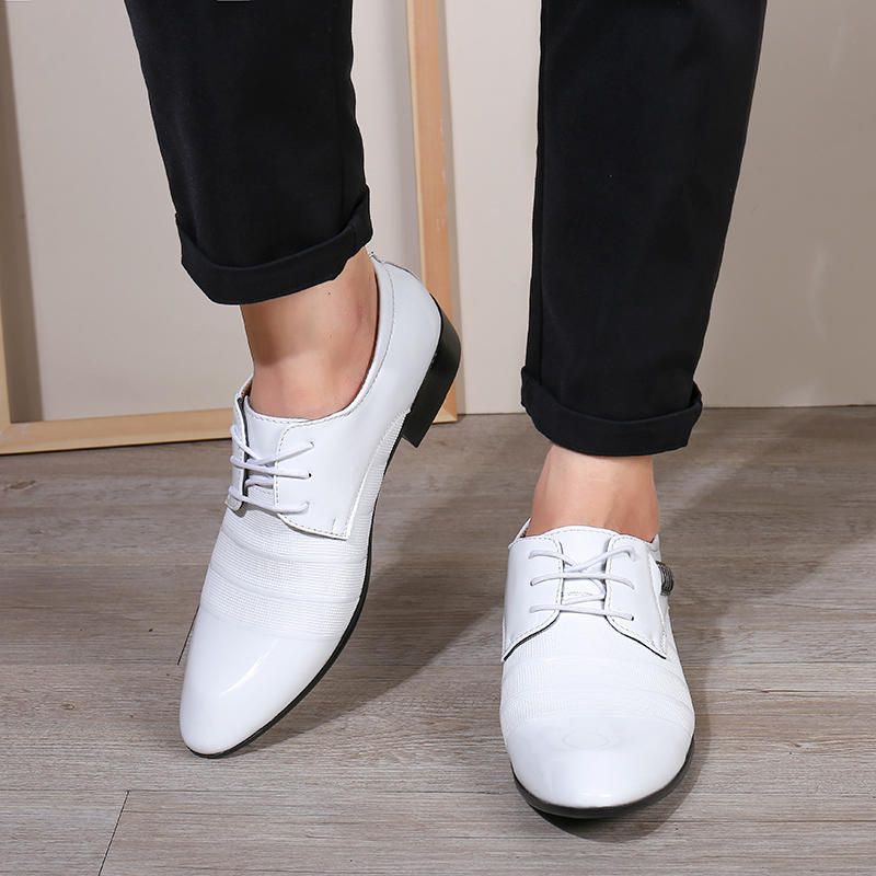 Män Mjukt Läder Business Klänning Sko Casual Oxfords