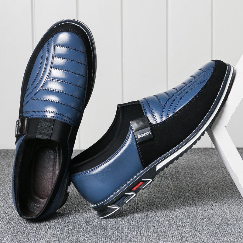 Mikrofiberläder Halkfri Casual Business Office Oxfords