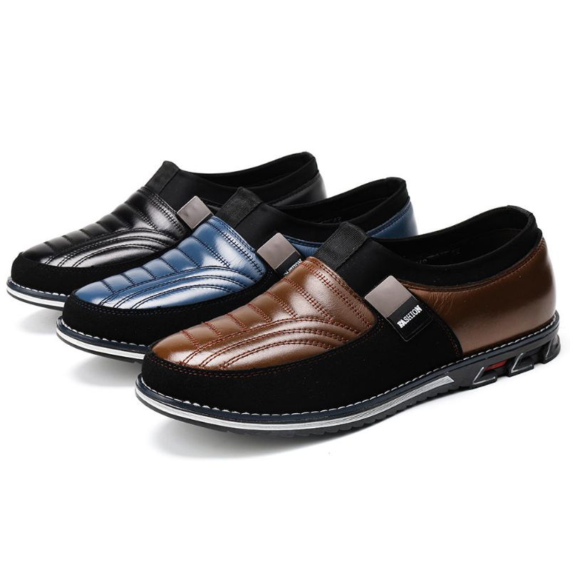 Mikrofiberläder Halkfri Casual Business Office Oxfords