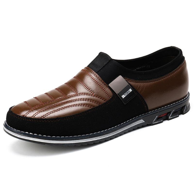 Mikrofiberläder Halkfri Casual Business Office Oxfords