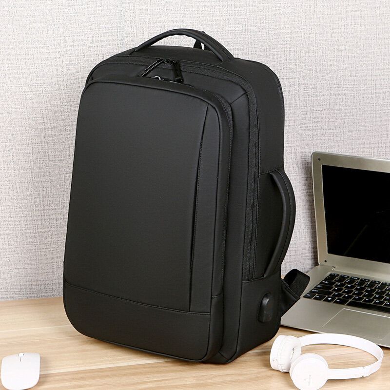 Herr Oxford 156 Tums Usb-laddning Multi-pocket Business Laptop Bag Ryggsäck