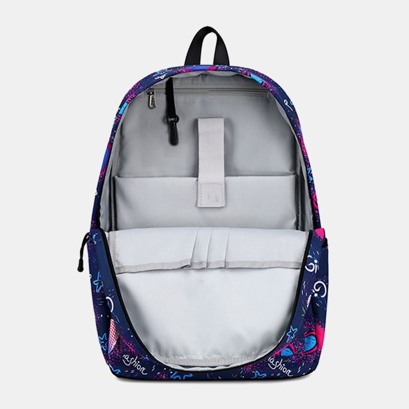 Love Pattern Skolväska Laptop Ryggsäck Ryggsäck Daypack